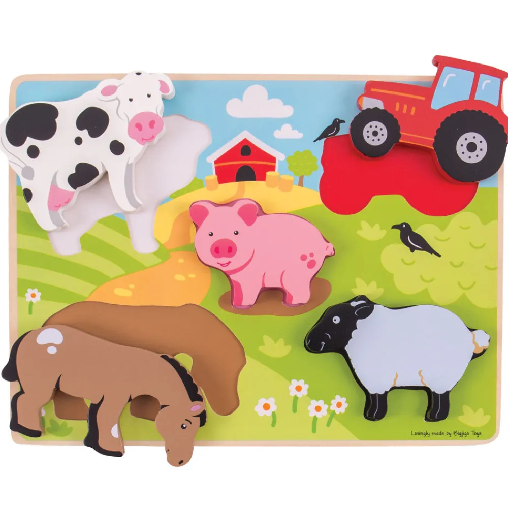 chunky_lift_out_farm_puzz_2.webp Hot Chunky Lift Out Farm Puzzle Wooden Puzzles And Activity Toys | Children's Wooden Puzzles