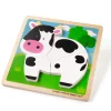 Hot Chunky Lift-Out Puzzle – Cow Wooden Puzzles And Activity Toys | Children's Wooden Puzzles