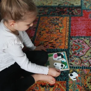 Hot Chunky Lift-Out Puzzle – Cow Wooden Puzzles And Activity Toys | Children's Wooden Puzzles