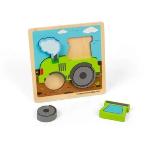 Sale Chunky Lift-Out Puzzle – Tractor Wooden Puzzles And Activity Toys | Children's Wooden Puzzles