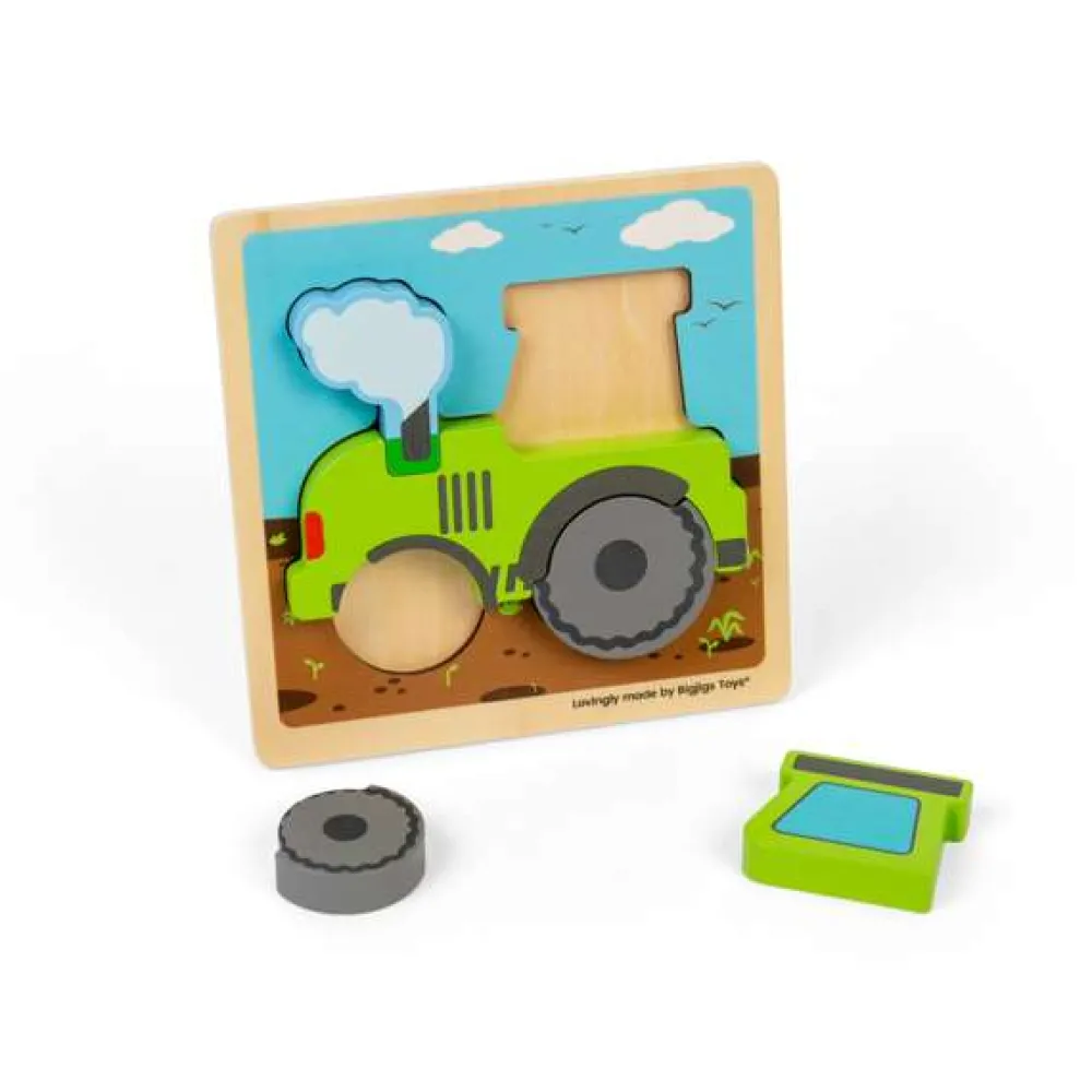 chunky_liftout_puzzle__tr_1.webp Sale Chunky Lift-Out Puzzle – Tractor Wooden Puzzles And Activity Toys | Children's Wooden Puzzles
