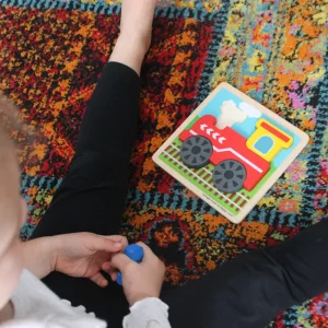 Online Chunky Lift-Out Puzzle – Train Wooden Puzzles And Activity Toys | Children's Wooden Puzzles