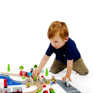 Outlet City Road and Railway Set Gifts For 5 Yr Olds | Toys For 4 Year Olds
