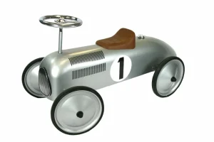 New Classic Racer Silver Ride On Cars | Gifts For 3 Year Olds