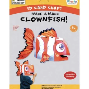 New Clownfish 3D Mask Card Craft Kids Arts And Crafts Sets For Kids