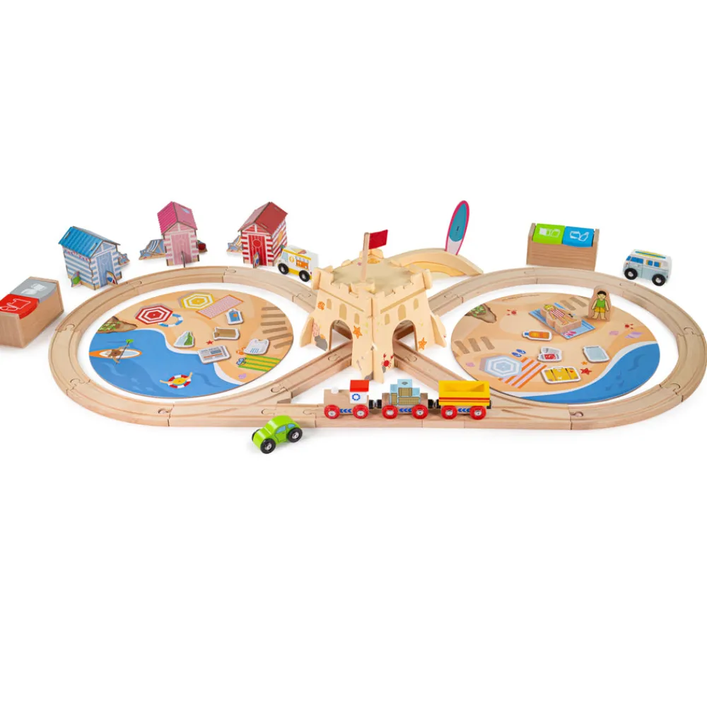 coastal_clean_up_train_se_0.webp Discount Coastal Clean Up Train Set Toys For 4 Year Olds | Gifts For 5 Yr Olds