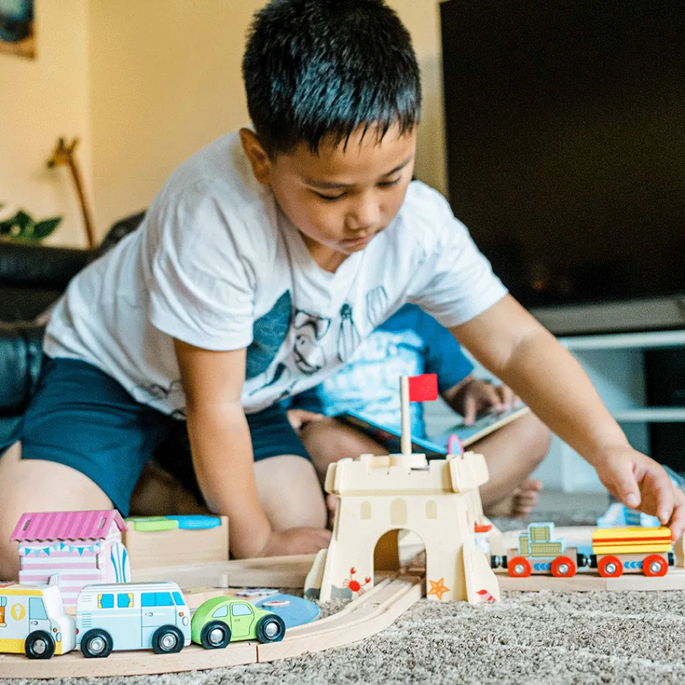 coastal_clean_up_train_se_3.webp Discount Coastal Clean Up Train Set Toys For 4 Year Olds | Gifts For 5 Yr Olds
