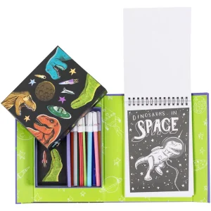 Clearance Colouring Set – Dinos In Space Kids Arts And Crafts Sets For Kids