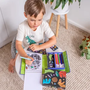 Clearance Colouring Set – Dinos In Space Kids Arts And Crafts Sets For Kids