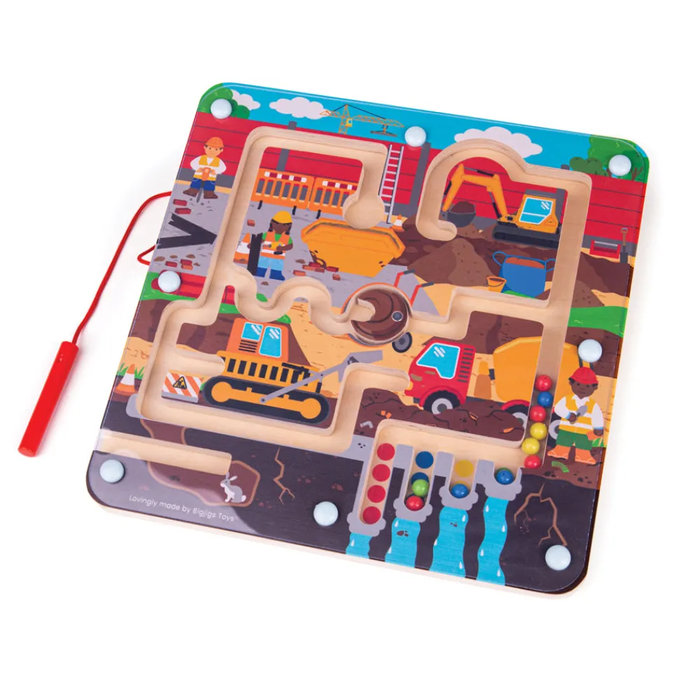 construction_maze_puzzle_0.webp Hot Construction Maze Puzzle Wooden Puzzles And Activity Toys | Activity Toys & Games