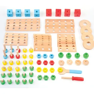 Fashion Construction Set Kids Wooden Puzzles And Activity Toys | Activity Toys & Games