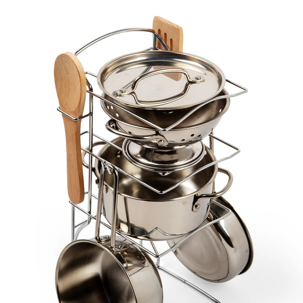 cooking_pot_rack_1.webp Outlet Cooking Pot Rack Play Shop Cook And Share | Pretend Play Kitchens