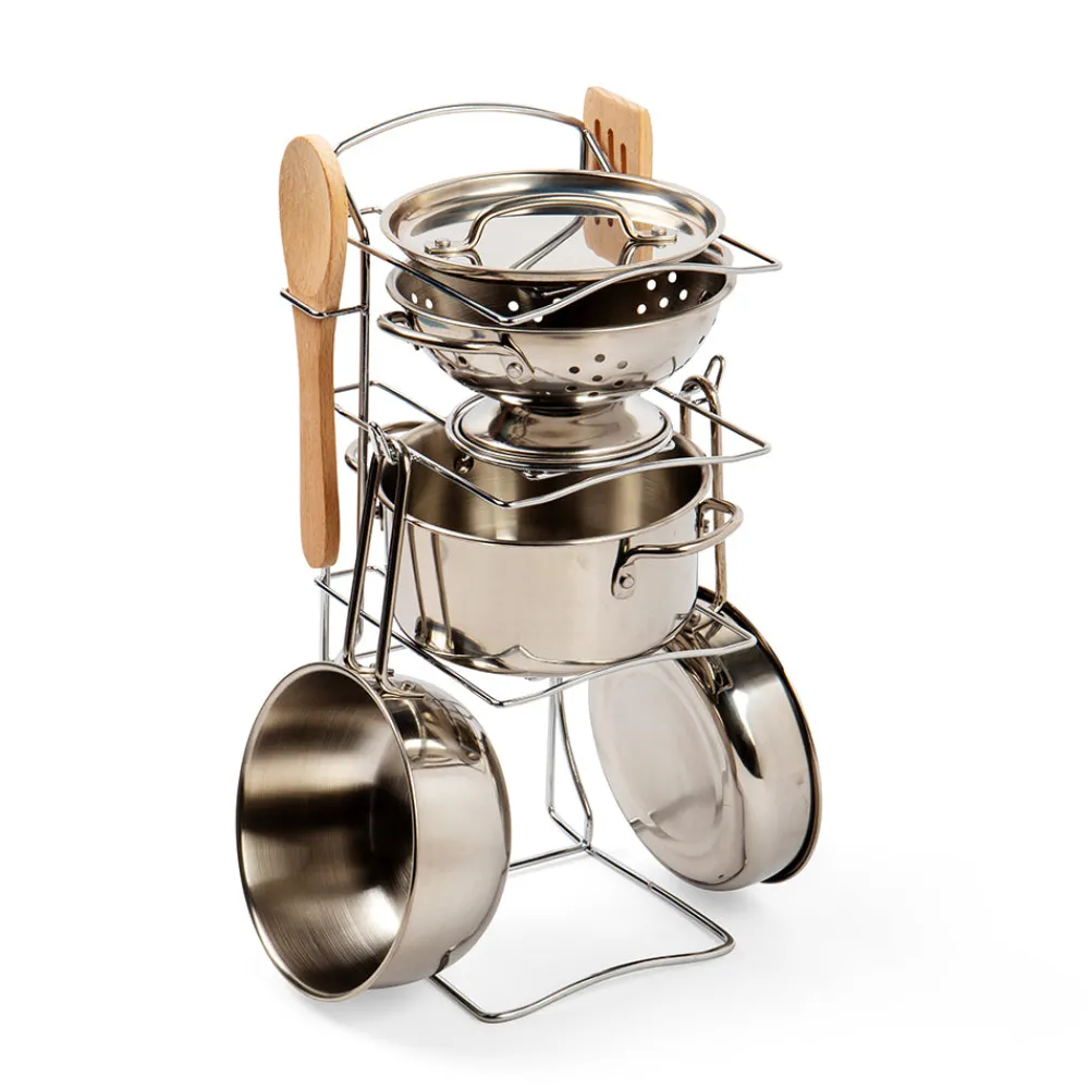 cooking_pot_rack_5.webp Outlet Cooking Pot Rack Play Shop Cook And Share | Pretend Play Kitchens