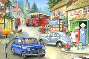 New Country Town – BIG 250 Piece Jigsaw Puzzle Children's Wooden Puzzles