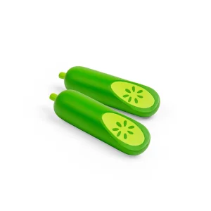 Online Cucumber (Pack of 2) Play Shop Cook And Share | Wooden Toy Food Sets