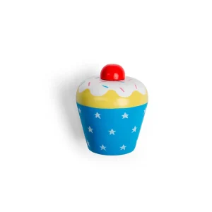 New Cupcake (Pack of 2) Play Shop Cook And Share | Wooden Toy Food Sets
