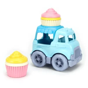 Clearance Cupcake Truck Wooden Toy Cars For Children