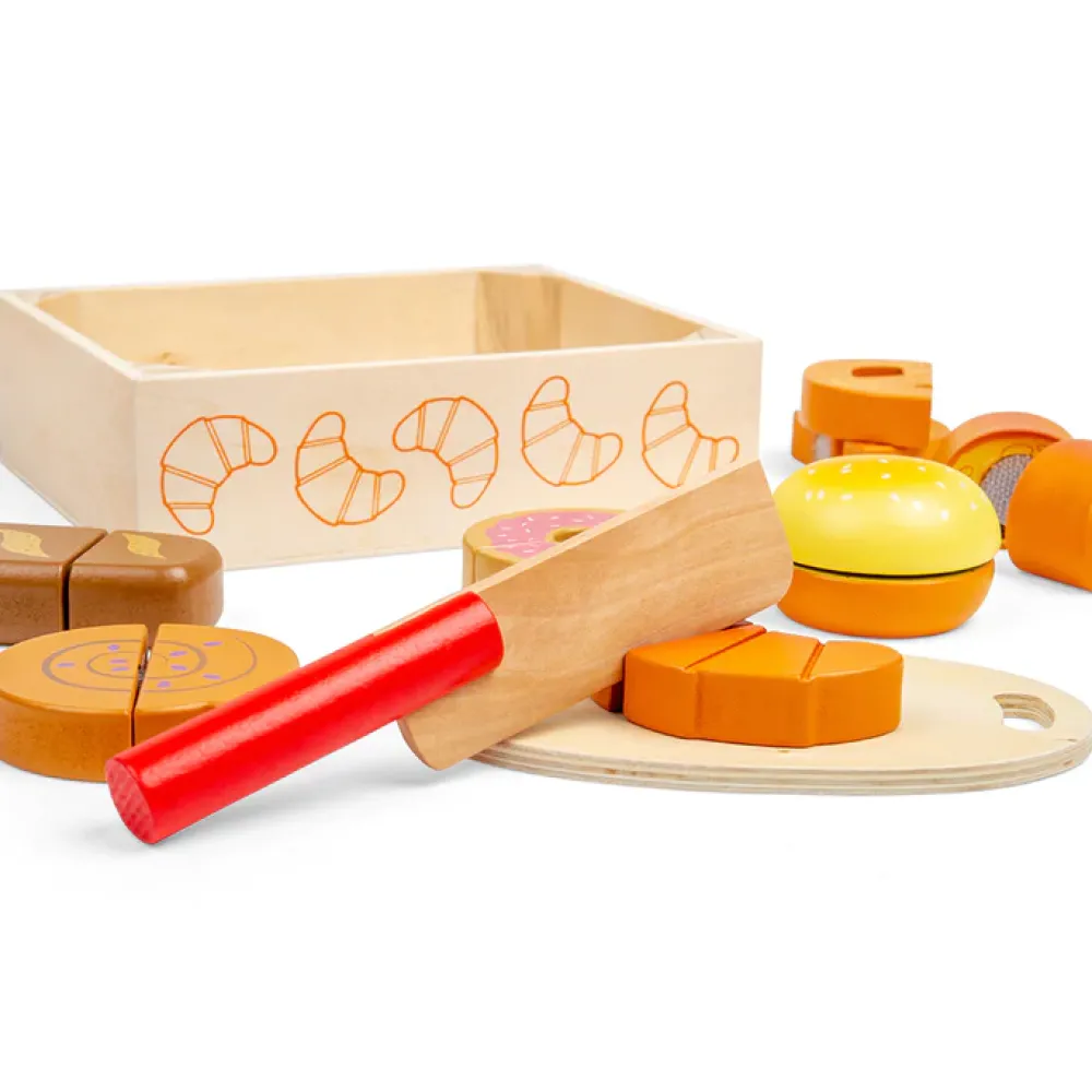 cutting_bread_and_pastrie_4.webp Outlet Cutting Bread and Pastries Crate Play Shop Cook And Share | Wooden Toy Food Sets