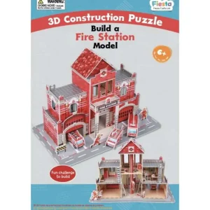 Discount 3D Construction Craft -Fire Station Kids Arts And Crafts Sets For Kids
