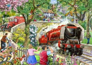 Best Daily Express – BIG 500 Piece Jigsaw Puzzle Children's Wooden Puzzles