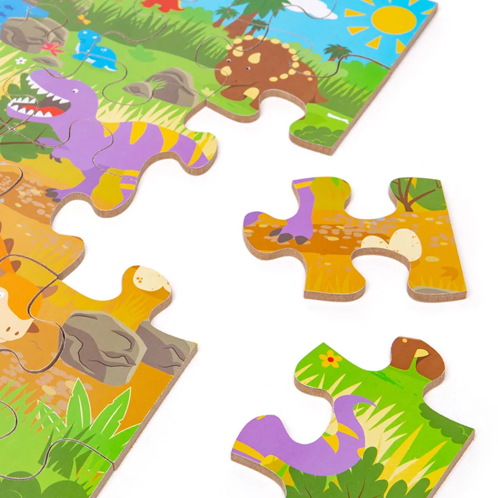 dawn_of_the_dinosaur_floo_12.webp Discount Dawn of the Dinosaur Floor Puzzle (48 piece) Wooden Puzzles And Activity Toys | Children's Wooden Puzzles