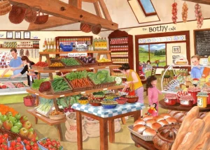 Discount Deli Delicious – BIG 500 Piece Jigsaw Puzzle Children's Wooden Puzzles