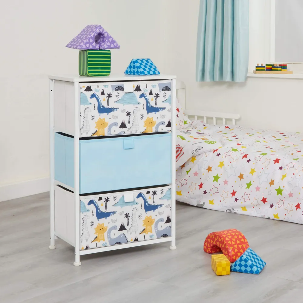 dinosaur__drawer_kids_sto_12.webp Fashion Dinosaur 3 Drawer Kids Storage Chest Kids Kid’s Furniture