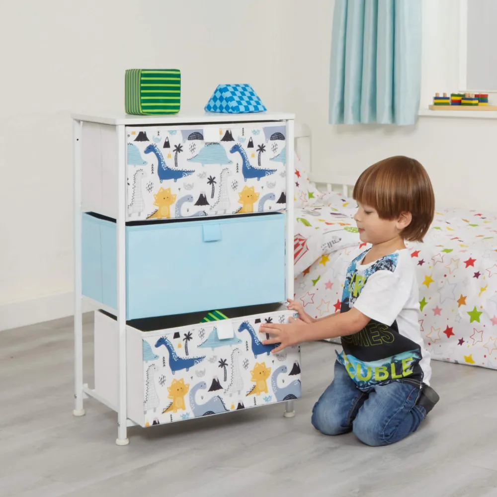 dinosaur__drawer_kids_sto_16.webp Fashion Dinosaur 3 Drawer Kids Storage Chest Kids Kid’s Furniture