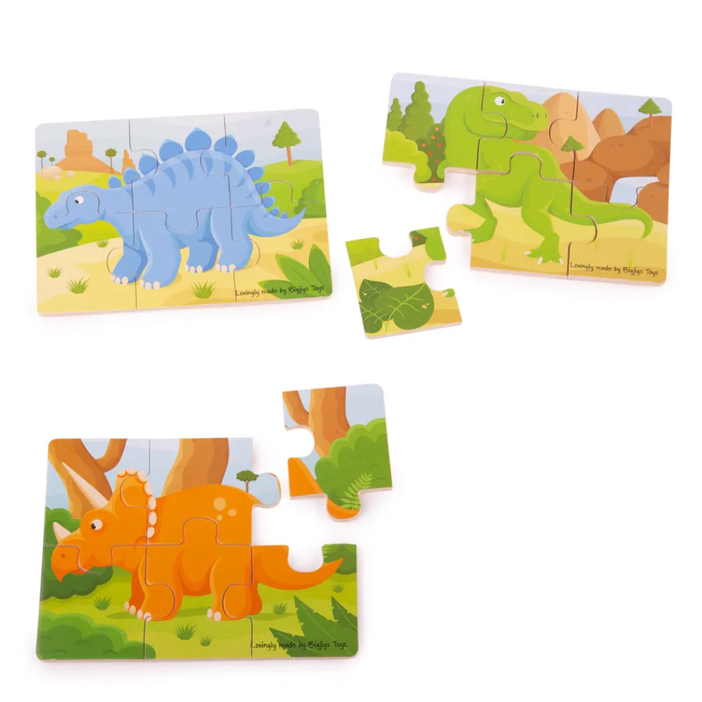 dinosaur__piece_puzzles___0.webp Outlet Dinosaur (6 Piece Puzzles) – 3 Puzzles Wooden Puzzles And Activity Toys | Children's Wooden Puzzles