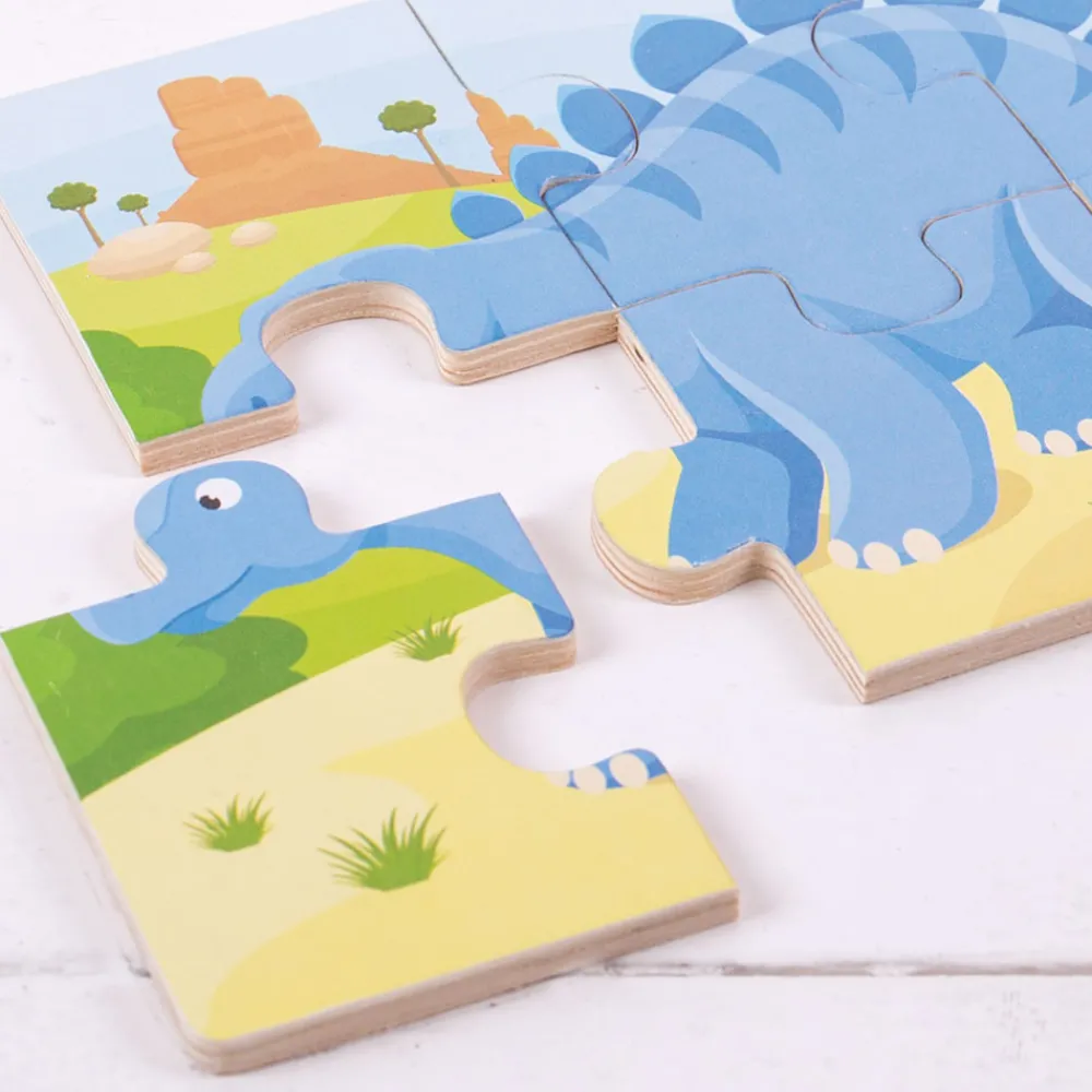 dinosaur__piece_puzzles___2.webp Outlet Dinosaur (6 Piece Puzzles) – 3 Puzzles Wooden Puzzles And Activity Toys | Children's Wooden Puzzles