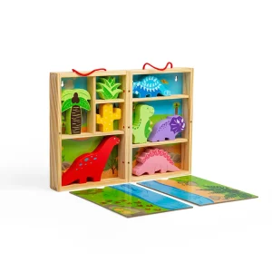 Discount Dinosaur Animal Playbox Wooden Farm Sets & Animal Toys