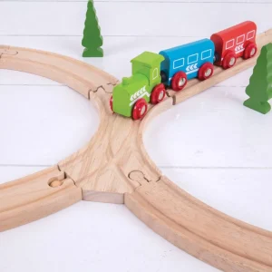 Discount Double Curved Turnouts (Pack of 2) Gifts For 5 Yr Olds | Toys For 4 Year Olds