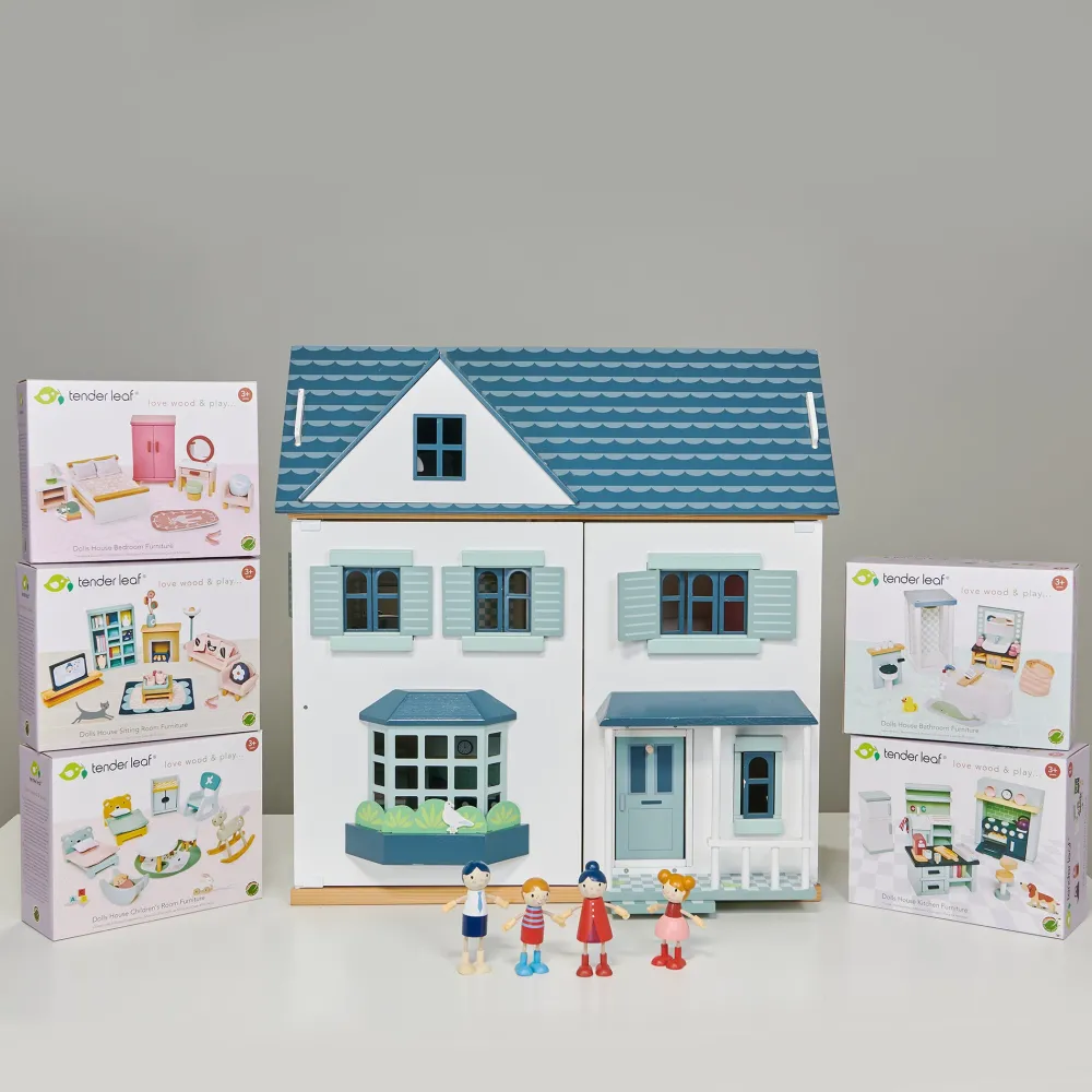 dovetail_bundle_dovetail__0.webp Fashion Dovetail Bundle (Dovetail House, Doll Family, 5 Room Sets) Kids Wooden Doll’s Houses | Kids Toy Bundles