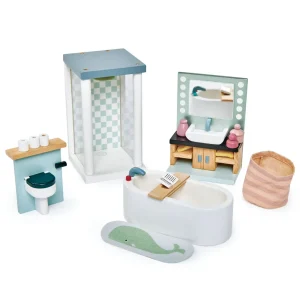Fashion Dovetail Bundle (Dovetail House, Doll Family, 5 Room Sets) Kids Wooden Doll’s Houses | Kids Toy Bundles