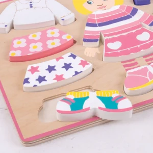 Sale Dressing Girl Puzzle Wooden Puzzles And Activity Toys | Children's Wooden Puzzles