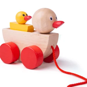 New Duck and Duckling Traditional Wooden Toys | Wooden Push And Pull Along Toys