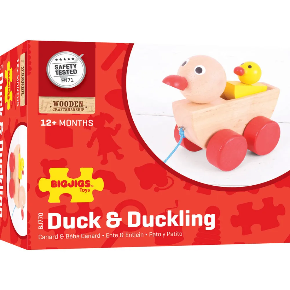 duck_and_duckling_1.webp New Duck and Duckling Traditional Wooden Toys | Wooden Push And Pull Along Toys