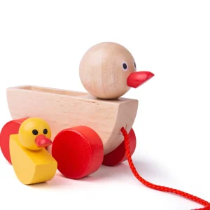 New Duck and Duckling Traditional Wooden Toys | Wooden Push And Pull Along Toys