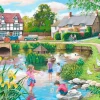 Discount Duck Pond – BIG 250 Piece Jigsaw Puzzle Children's Wooden Puzzles