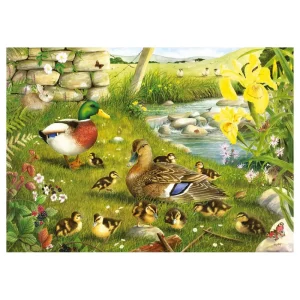 Online Ducks To Water – BIG 500 Piece Jigsaw Puzzle Children's Wooden Puzzles
