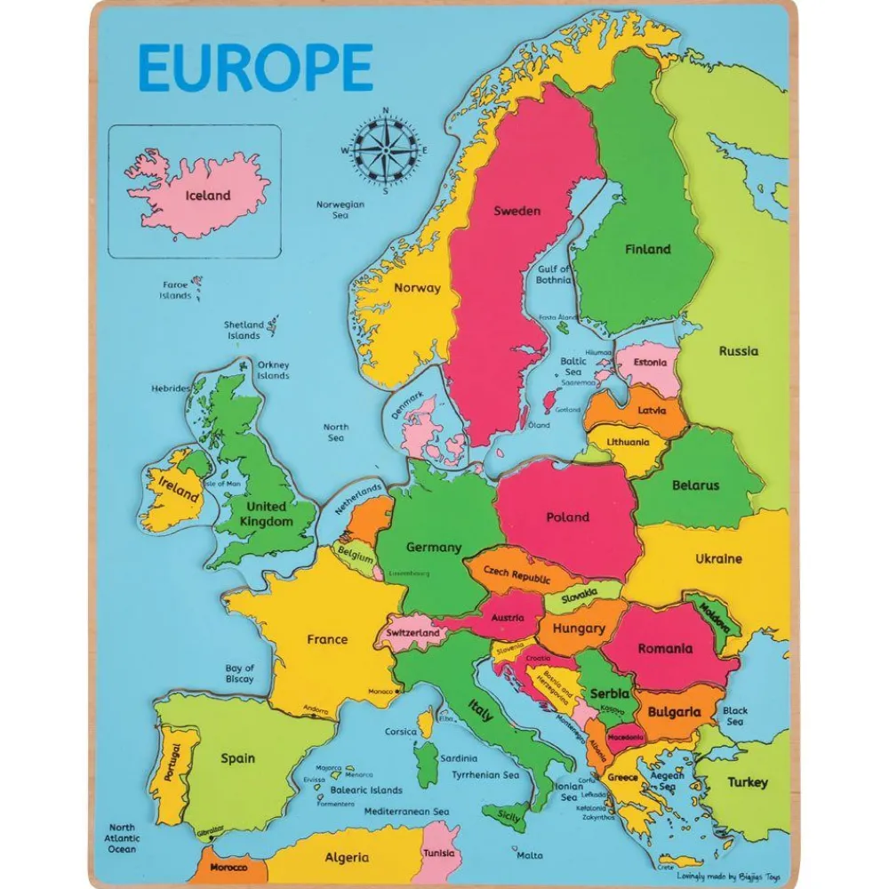 europe_inset_puzzle_0.webp Hot Europe Inset Puzzle Wooden Puzzles And Activity Toys | Children's Wooden Puzzles