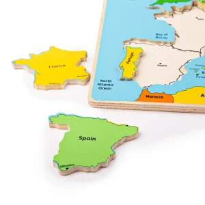 Hot Europe Inset Puzzle Wooden Puzzles And Activity Toys | Children's Wooden Puzzles