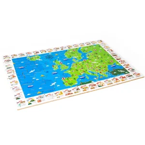 Online European Map Floor Puzzle (48pc)fpuzzlef Wooden Puzzles And Activity Toys | Children's Wooden Puzzles