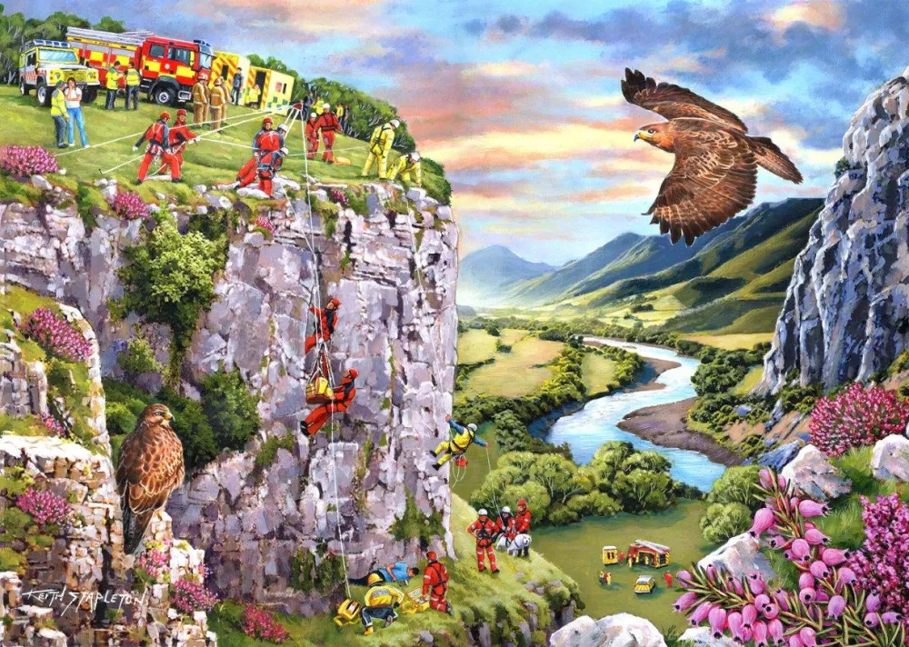 everyday_heroes___piece_j_0.webp Clearance Everyday Heroes – 1000 Piece Jigsaw Puzzle Children's Wooden Puzzles