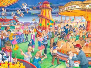 Best Fairground Rides – BIG 250 Piece Jigsaw Puzzle Children's Wooden Puzzles