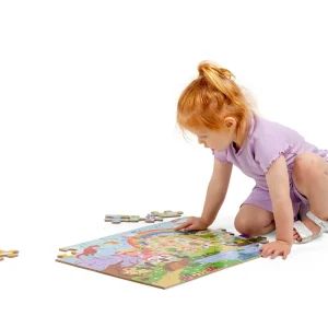 Best Fantasy Floor Puzzle (48pc) Wooden Puzzles And Activity Toys | Children's Wooden Puzzles