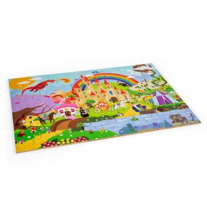 Best Fantasy Floor Puzzle (48pc) Wooden Puzzles And Activity Toys | Children's Wooden Puzzles