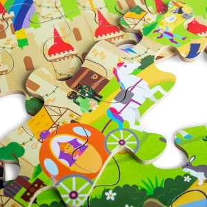 Best Fantasy Floor Puzzle (48pc) Wooden Puzzles And Activity Toys | Children's Wooden Puzzles