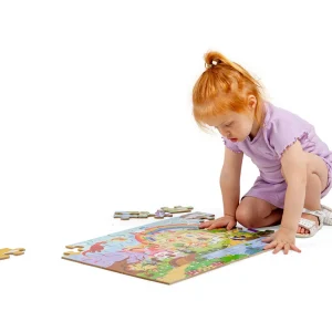 Best Fantasy Floor Puzzle (48pc) Wooden Puzzles And Activity Toys | Children's Wooden Puzzles