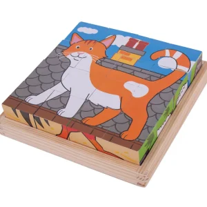 Outlet Farm Cube Puzzle Wooden Puzzles And Activity Toys | Children's Wooden Puzzles